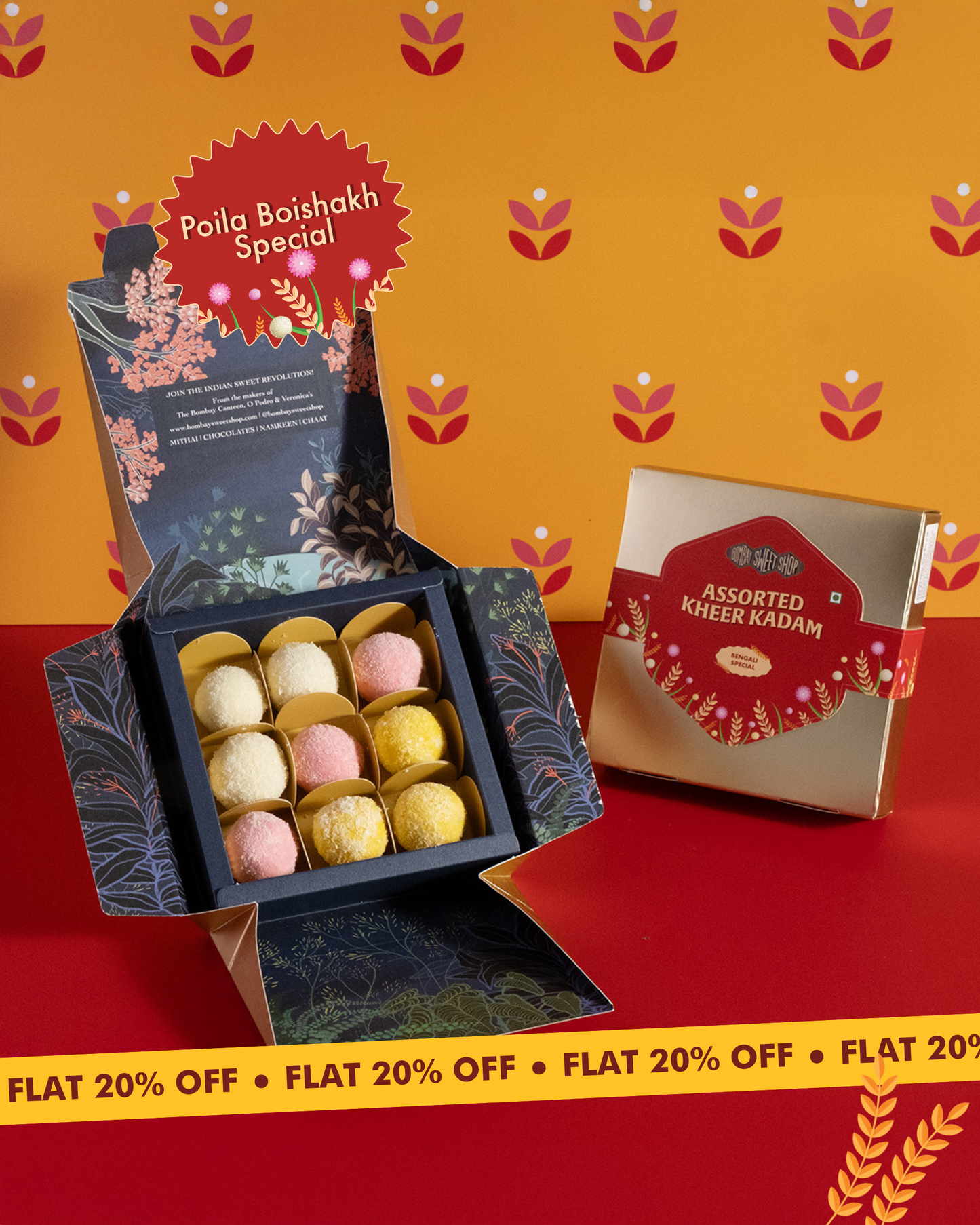 Assorted Kheer Kadam Box of 9