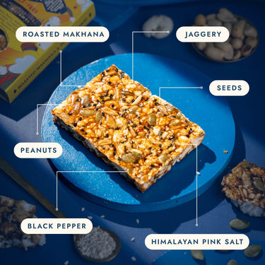 Roasted Makhana & Peanut Chikki (50g)