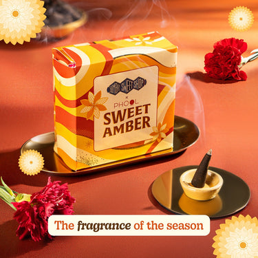 Sweet Amber Incense Cones (Phool x Bombay Sweet Shop)