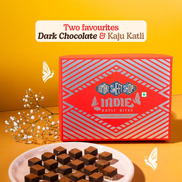 Indie Bites - 54.5% Dark Chocolate Kaju Katli