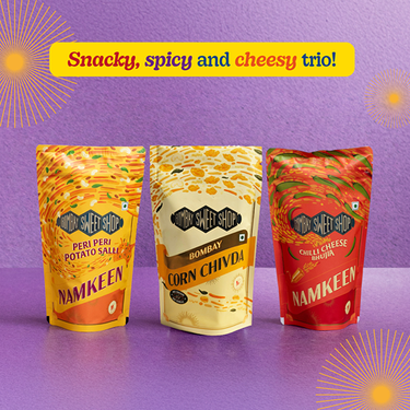 Assorted Mini Namkeen Combo (Pack of 3)
