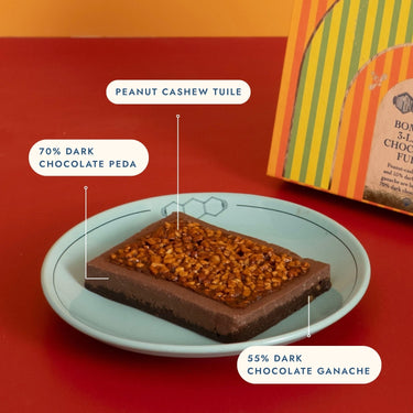 Bombay's 3-Layer Chocolate Fudge