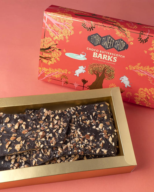 Choco Butterscotch Barks (450g) in Gift Box
