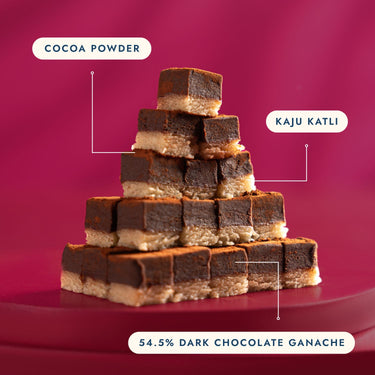 Indie Bites - 54.5% Dark Chocolate Kaju Katli