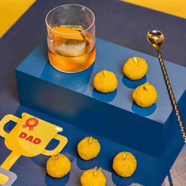 King’s Cocktail Treats - Old Fashioned Motichoor Box of 9