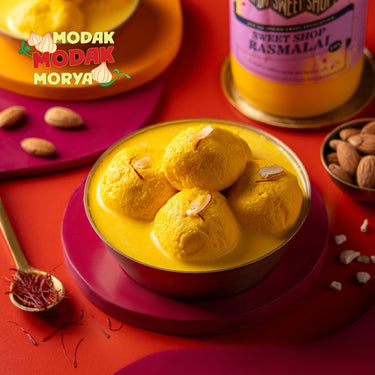 Sweet Shop Kesar Rasmalai