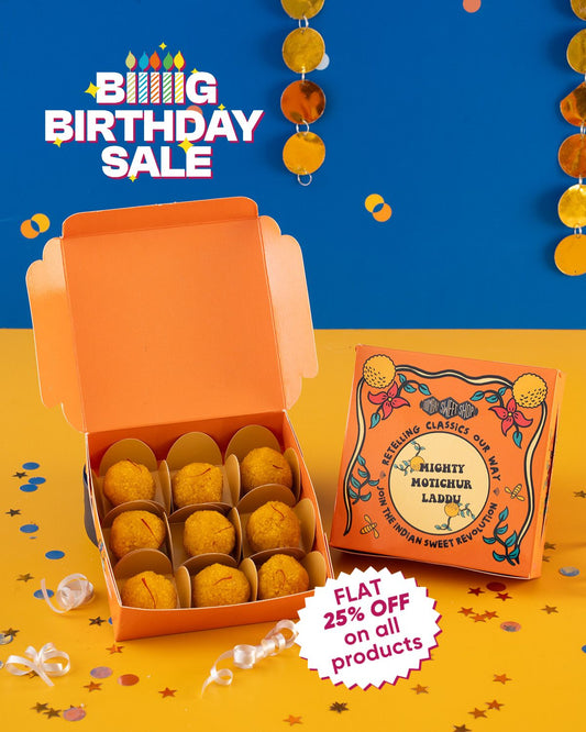 Mighty Motichur Laddu - Box of 9