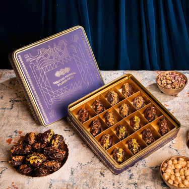 Assorted Premium Stuffed Dates - Box of 16
