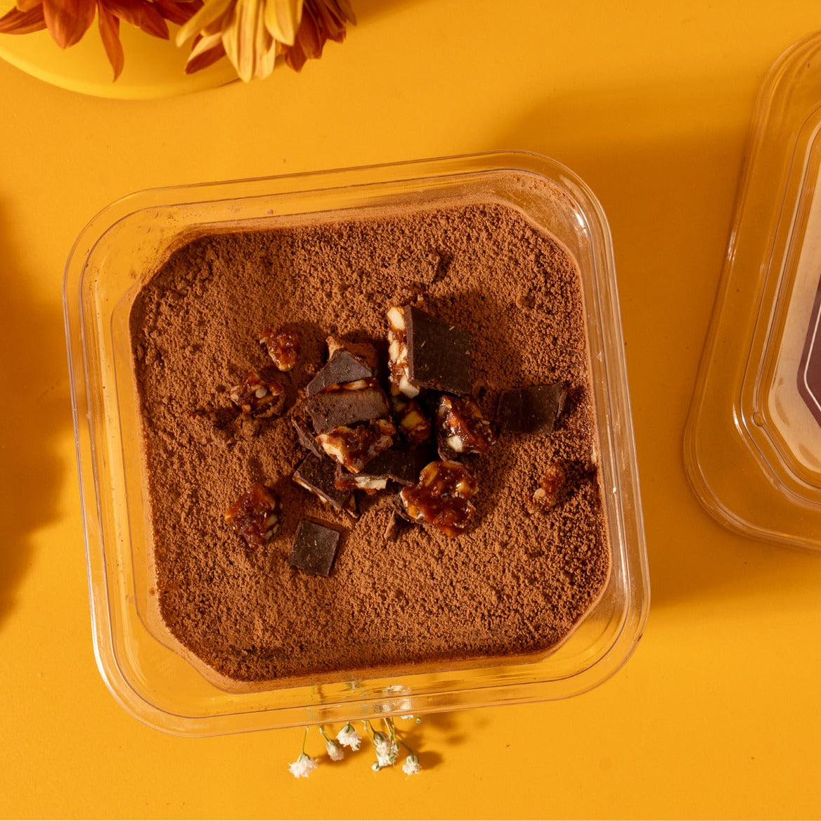 <p>Dark Chocolate Rasgulla Tiramisu</p>