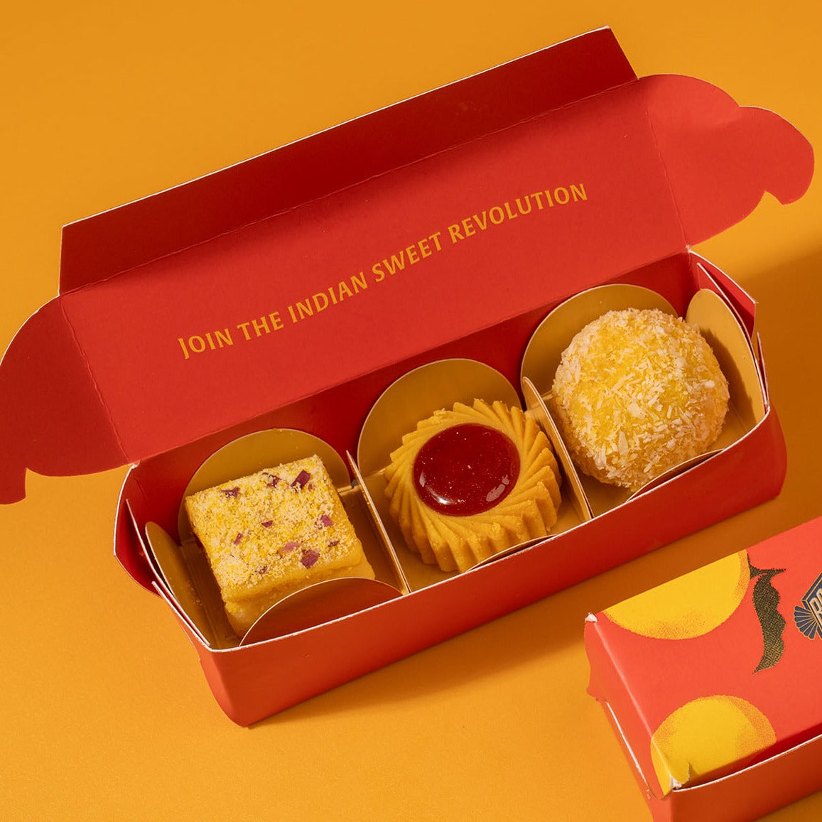 <p>Mango Kunafa Ghevar with Mango Rabdi</p>
