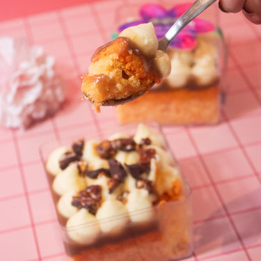 Gajar Halwa Toffee Cake