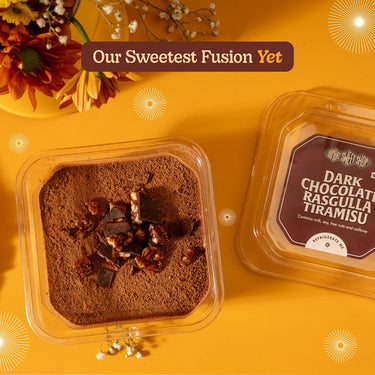 Dark Chocolate Rasgulla Tiramisu