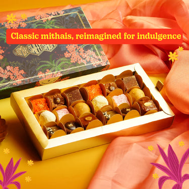 Assorted Mithai Box of 18