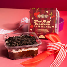 Black Forest Kalakand Cheesecake