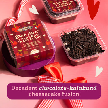 Black Forest Kalakand Cheesecake