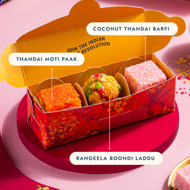 Assorted Mithai Box of 3