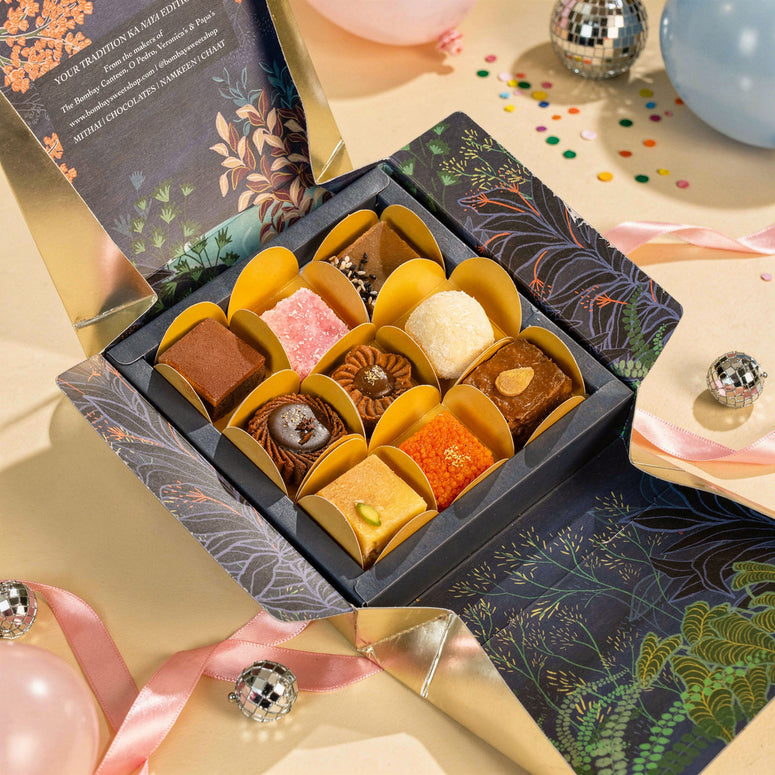 Assorted Mithai Box of 9