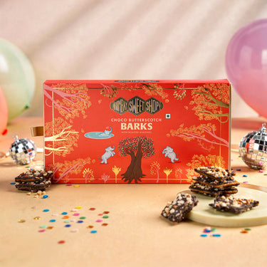 Choco Butterscotch Barks (300g) in Gift Box