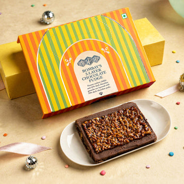 Bombay's 3-Layer Chocolate Fudge