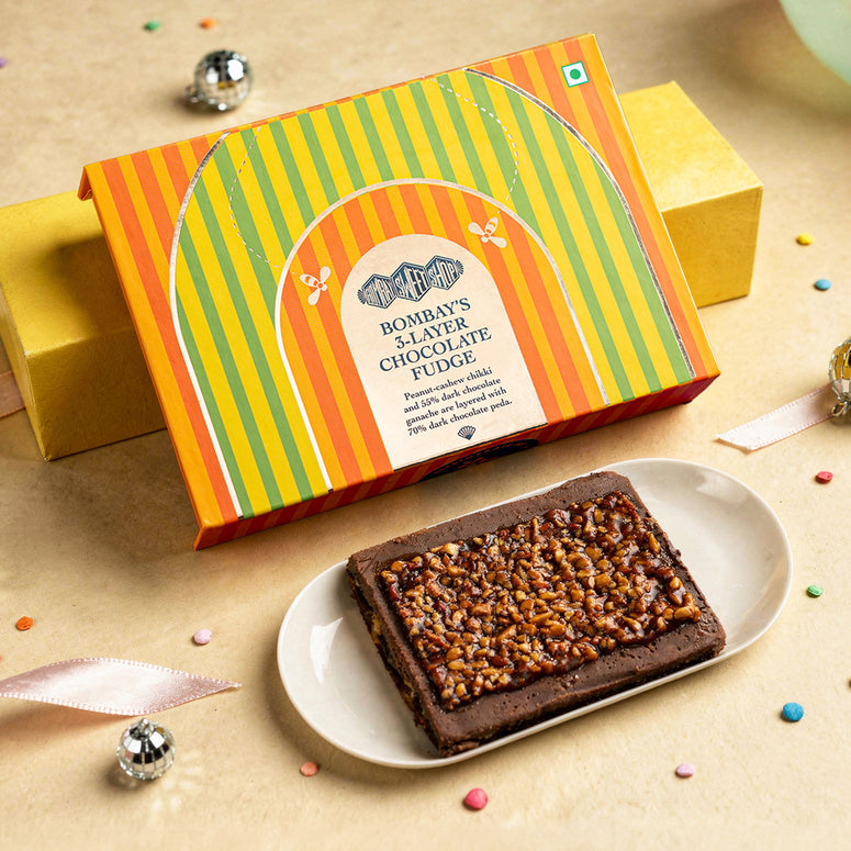 Bombay's 3-Layer Chocolate Fudge