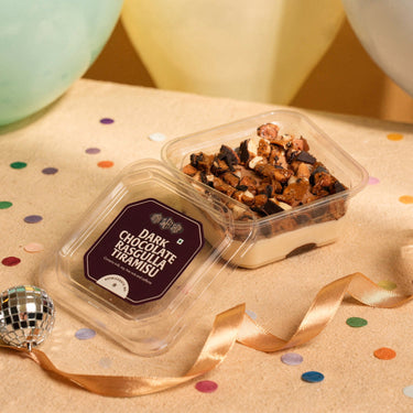 Dark Chocolate Rasgulla Tiramisu