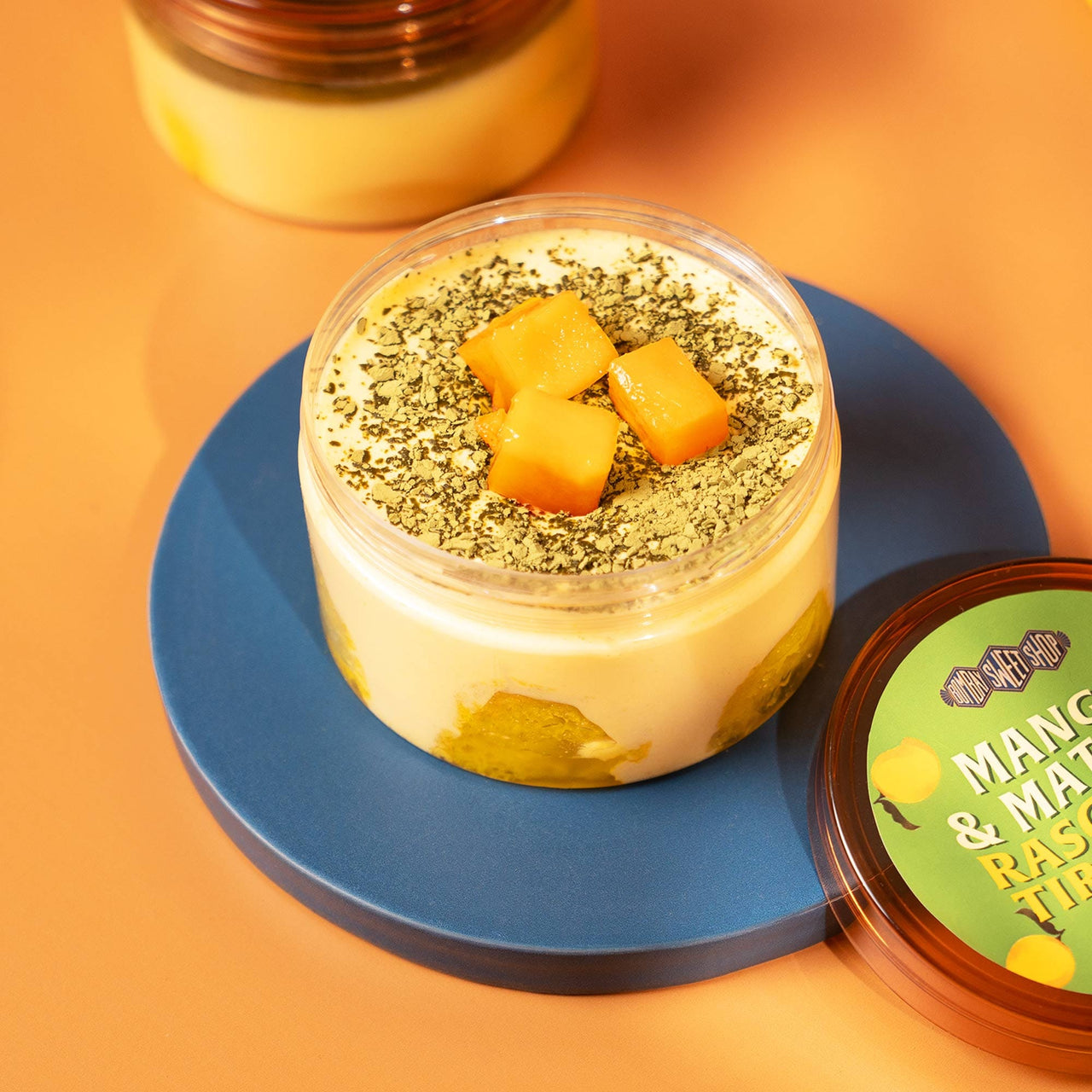 Mango & Matcha Rasgulla Tiramisu