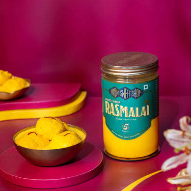 Sweet Shop Kesar Rasmalai