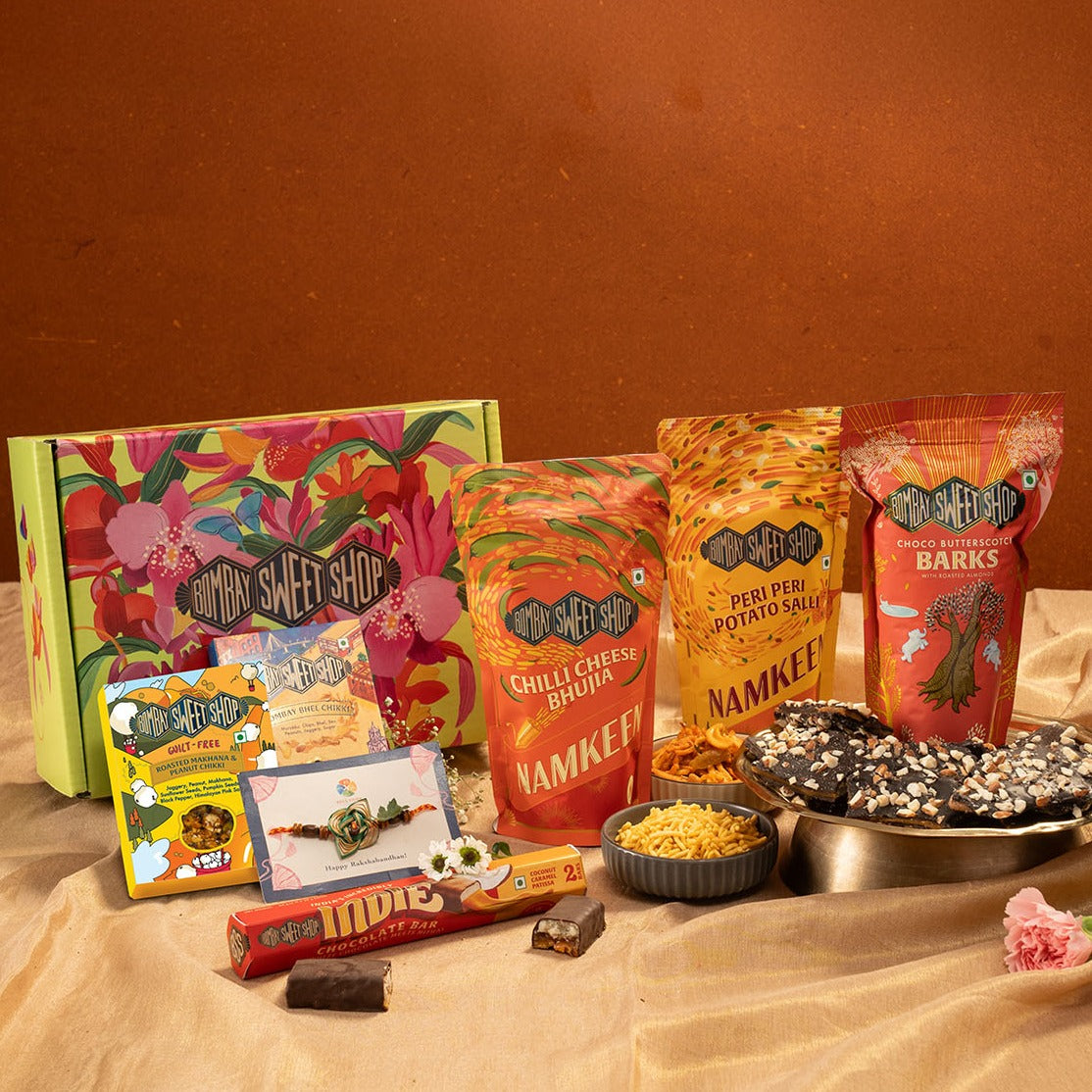 <p>Snack Attack Rakhi Hamper</p>