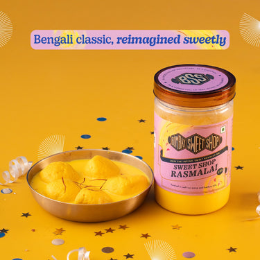 Sweet Shop Kesar Rasmalai