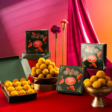 Mighty Motichur Laddu - Box of 9 Combo