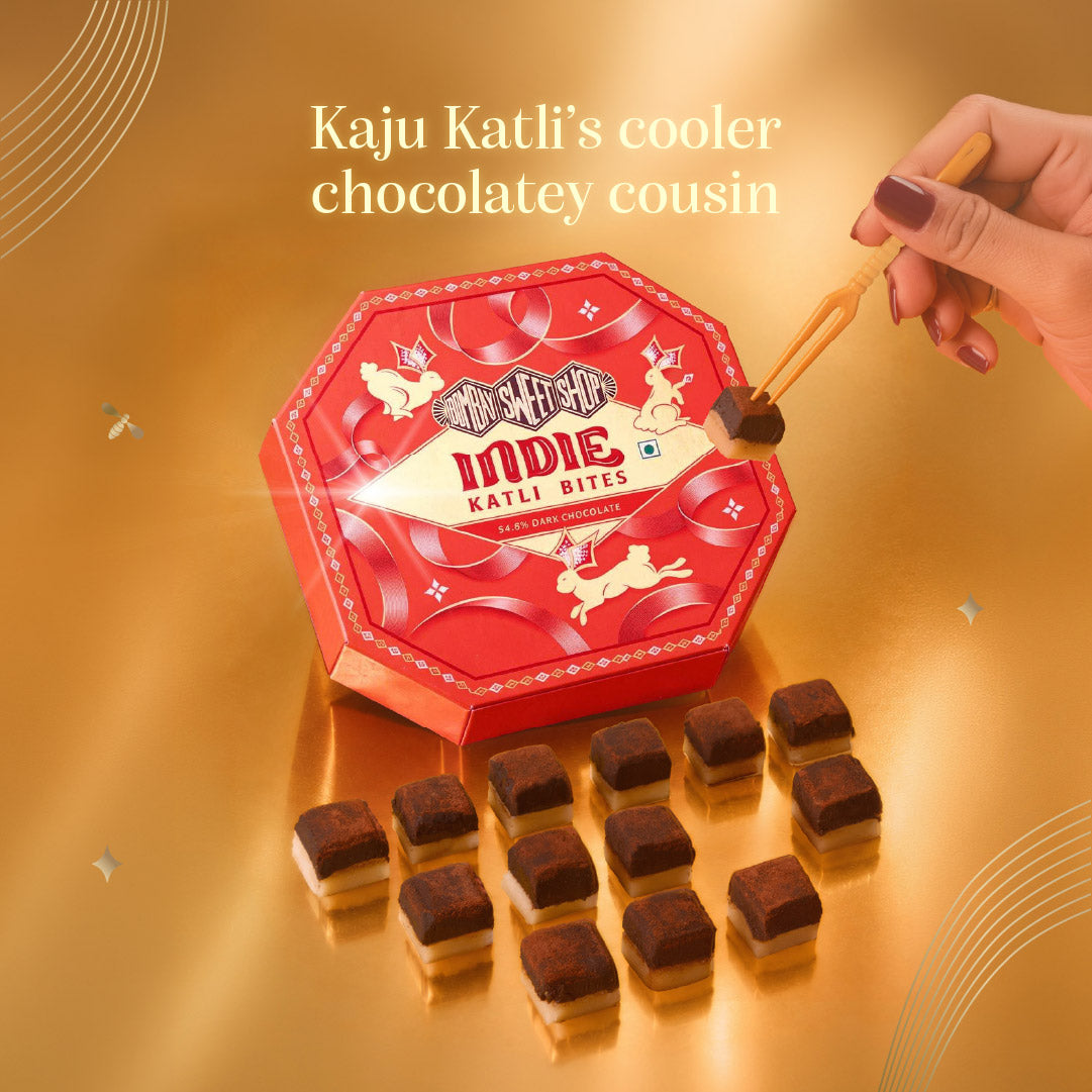Indie Bites - 54.5% Dark Chocolate Kaju Katli