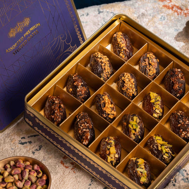 Assorted Premium Stuffed Dates - Box of 16
