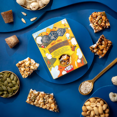 Roasted Makhana & Peanut Chikki Mini (50g)