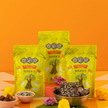 Dark Choco Sesame Barks (90g)