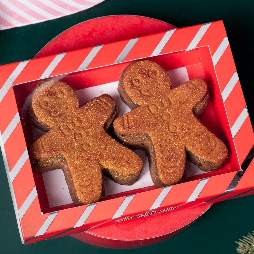 <p>Dark Choco Biscoff Gingerbread Man</p>