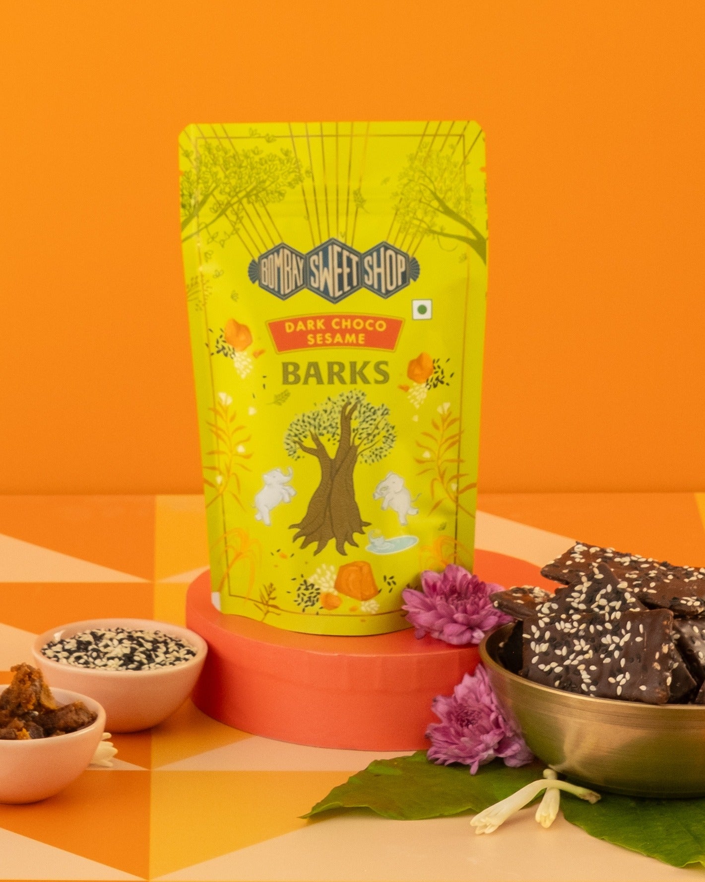 Dark Choco Sesame Barks (90g)