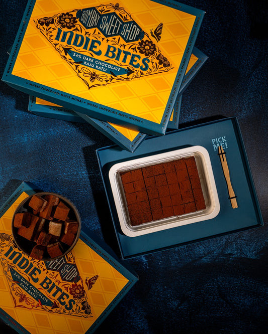 Indie Bites - 54.5% Dark Chocolate Kaju Katli