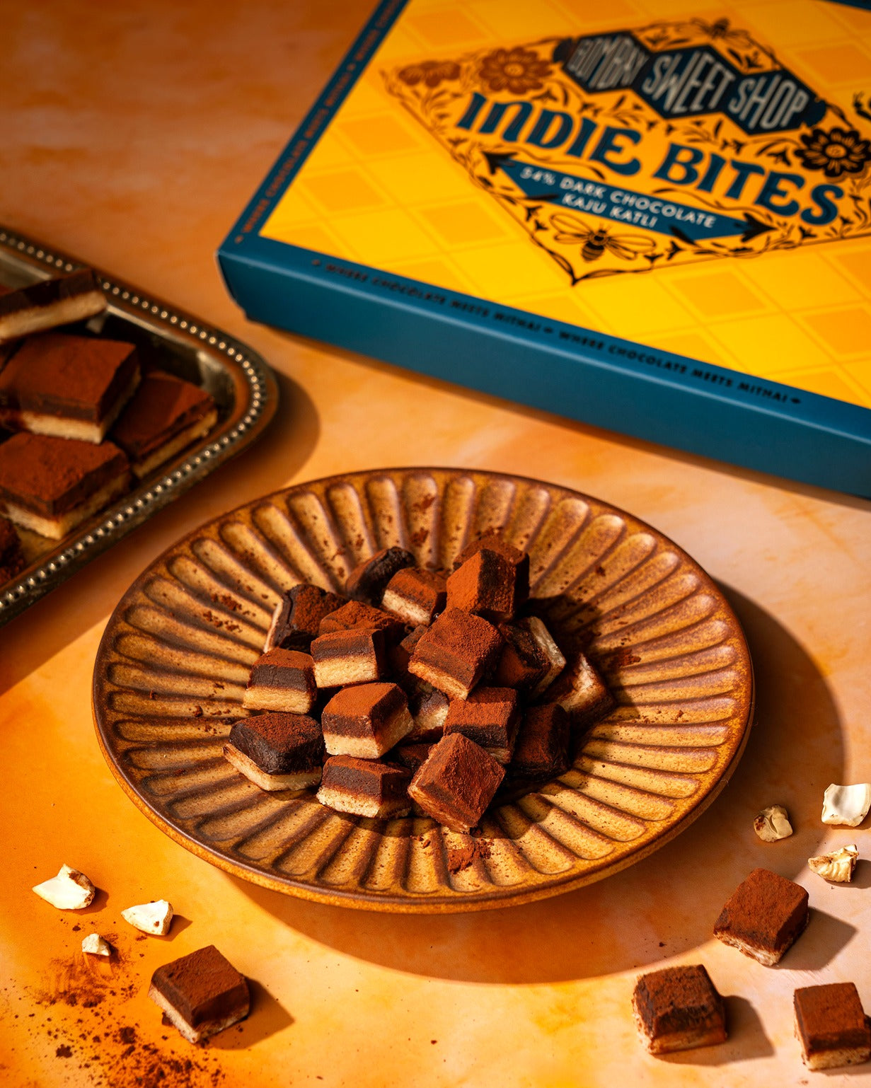 Indie Bites - 54.5% Dark Chocolate Kaju Katli