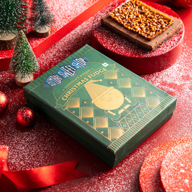 Chocolate Biscoff Christmas Fudge