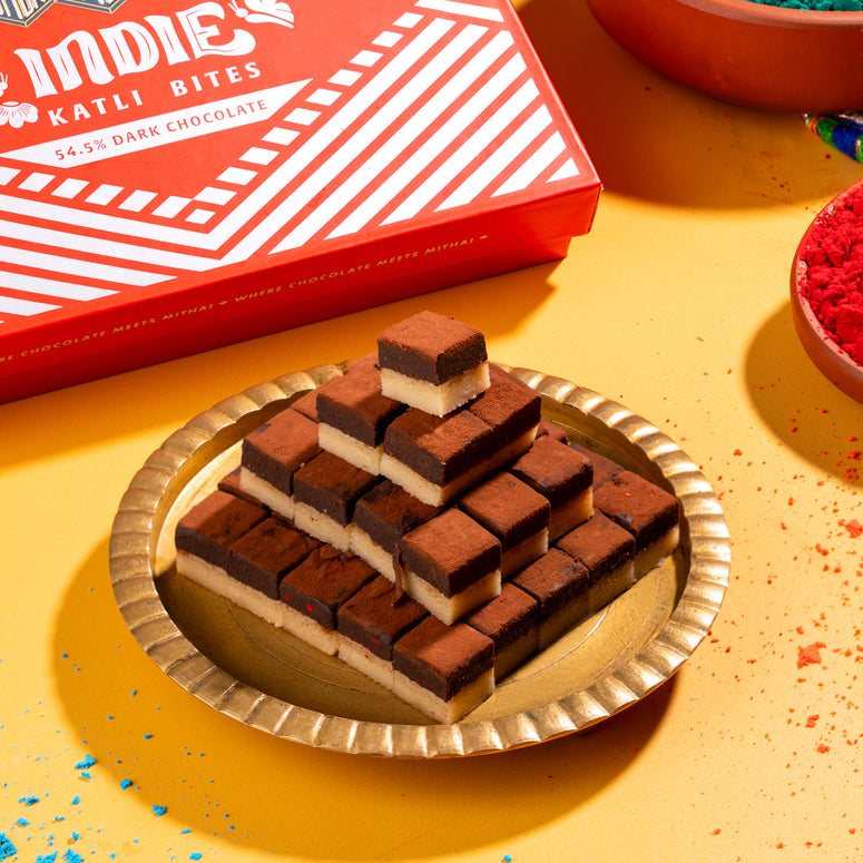 Indie Bites - 54.5% Dark Chocolate Kaju Katli