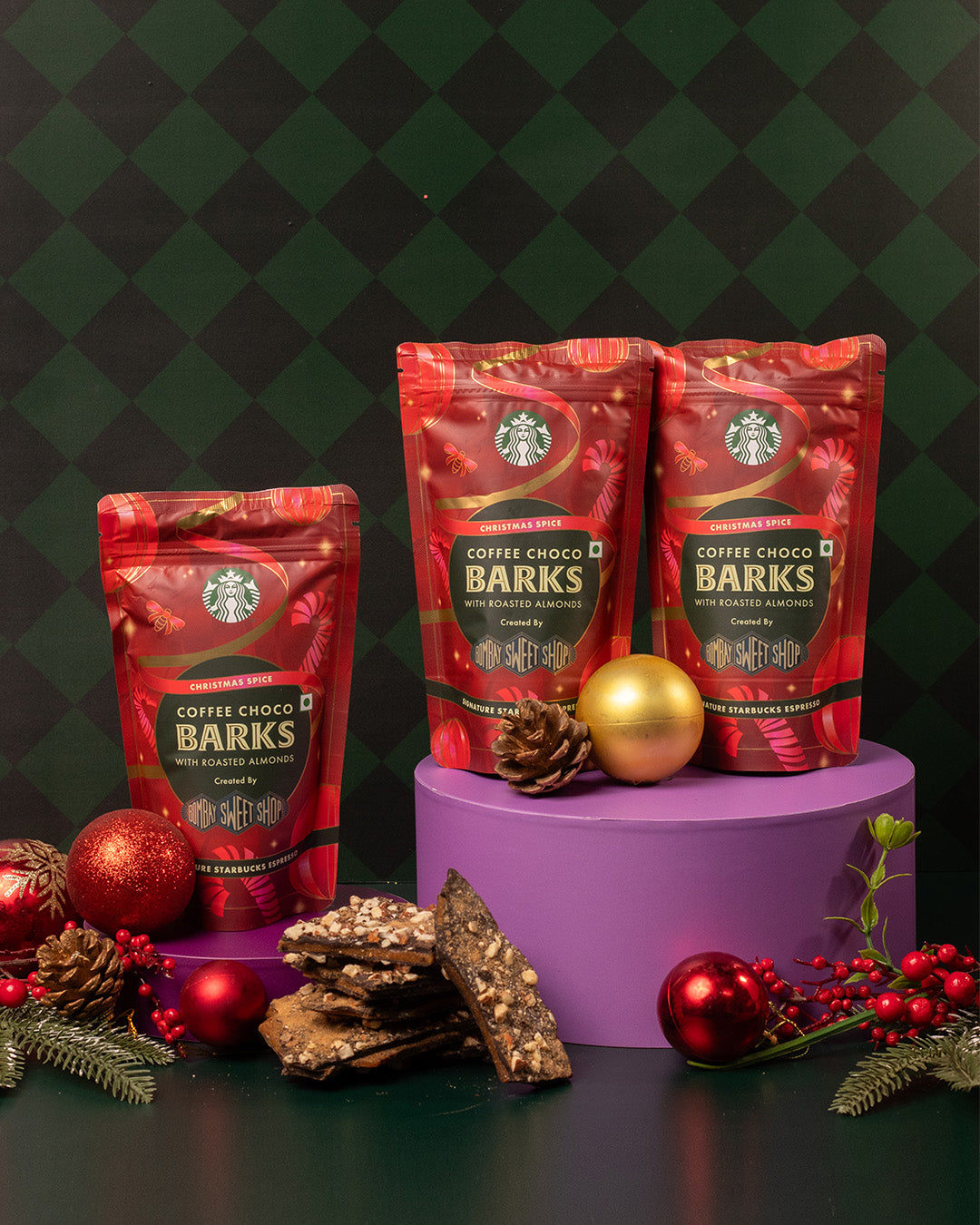 Starbucks Christmas Spice Coffee Choco Barks (100g)