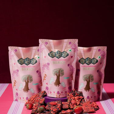 Strawberry & Rose Barks (200g)