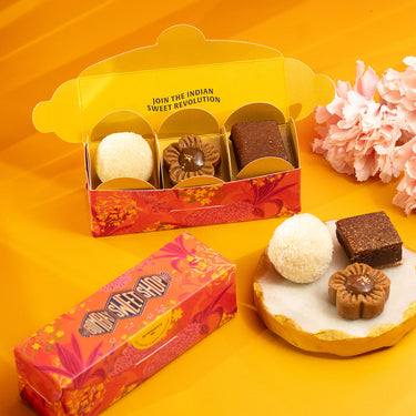 Assorted Mithai Box of 3