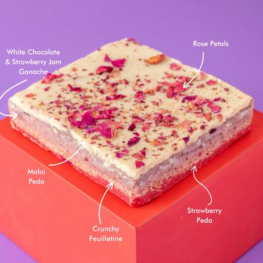 Strawberry & White Chocolate Fudge